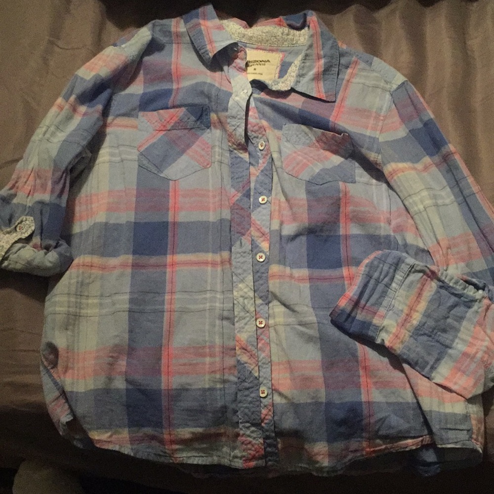 Plaid button Down